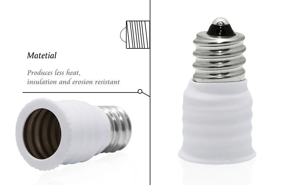 e12 to e14 holder converter led corn light adapter