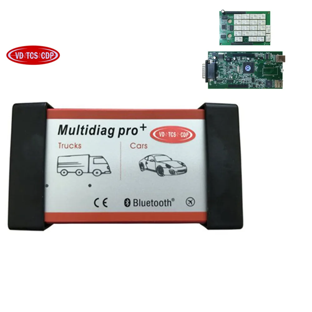 

DHL 2pcs/lot 2016R0/2015R3 with keygen multidiag pro+ plus with Bluetooth vd tcs cdp Scanner Car/Truck Diagnostic tool