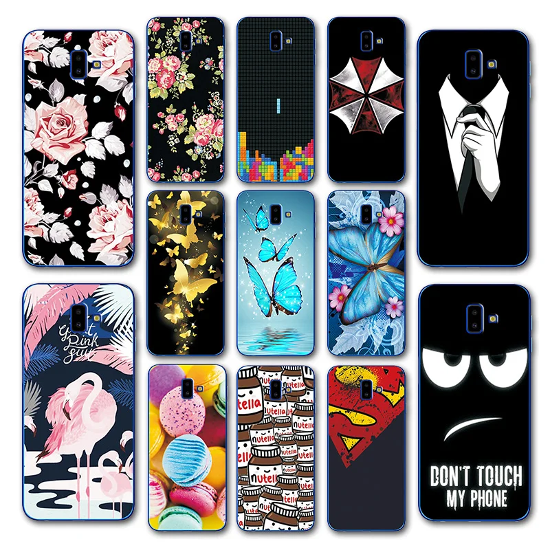 

Various Case For Samsung J6 Plus 2018 J610F Cover, Soft Silicone Cover For Samsung J6Plus 2018 Cover 6.0'' Funda Capa