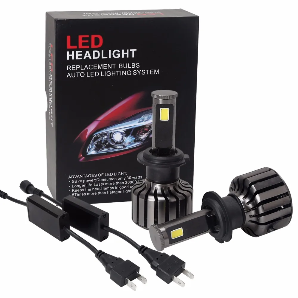 

G6 60W 6000lm LED Car Headlight H7 H11 HB3/9005 HB4/9006 Single Bulb H4-3 H13 Hi-Lo Beam Auto Front Bulb Automobiles Headlamp