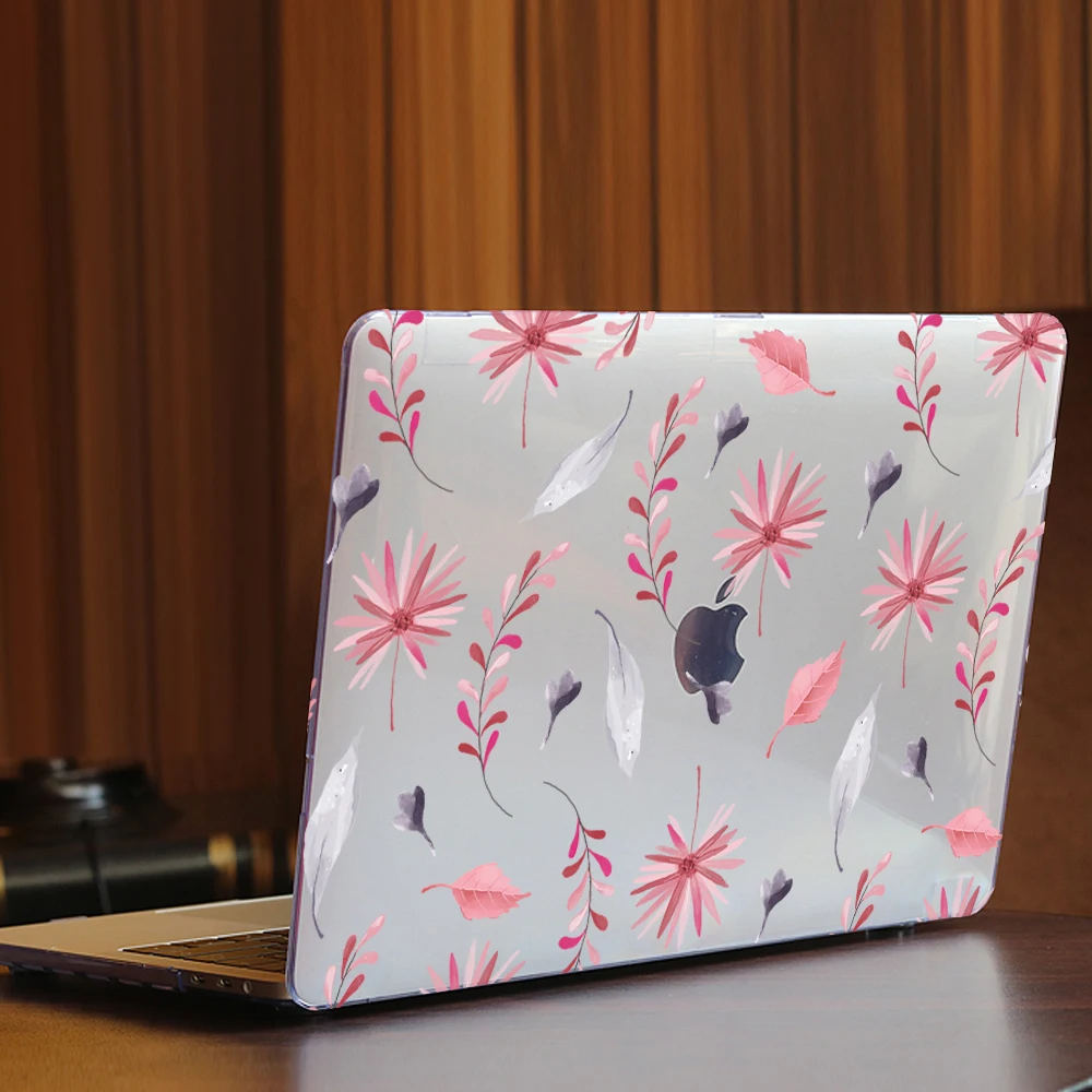 Жесткий чехол Redlai с растительным принтом для Apple Macbook Pro retina 13 3 12 15 4 рукавом Air 11