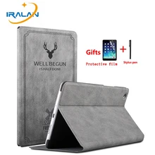 Кожаный смарт-чехол в стиле ретро для huawei MediaPad M5 10,8 CMR-AL09 CMR-W09/10 Pro CMR-W19 Авто Пробуждение спящий Стенд откидная крышка пленка+ ручка