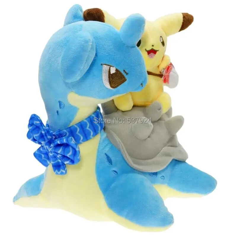 Новая Плюшевая Кукла Пикачу для верховой езды Lapras " 20 см