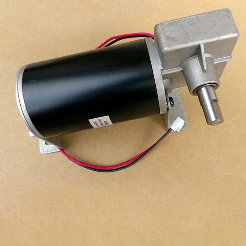

Worm gear reducer motor to large deceleration motor DC220V mute with base high torque motor can rotate positive and peverse