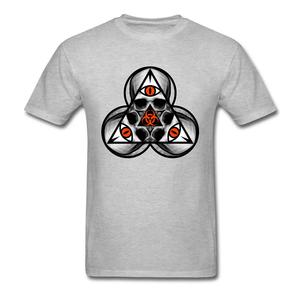 Biohazard TriSkull_grey