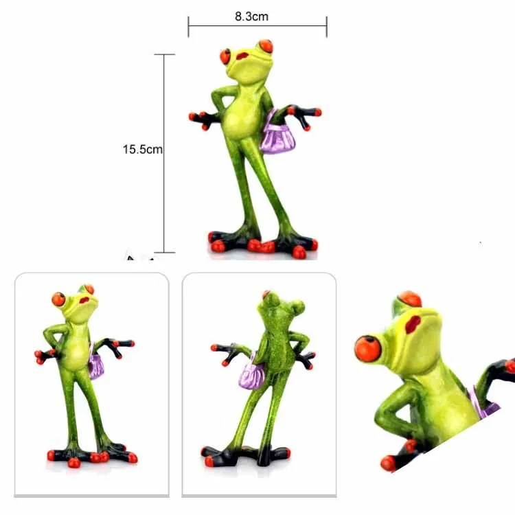 Украшение для дома, Новая фигурка лягушек, Сексуальная Современная домашняя скульптура из смолы, куклы, модель из смолы, необычные подарки, украшения в виде животных