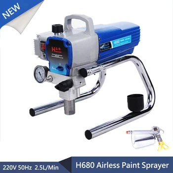 

Best H680 Electric Airless Paint Spray 2.5l/min 1500W paint /wall /latex Paint airless paint spray machine with spray gun diy