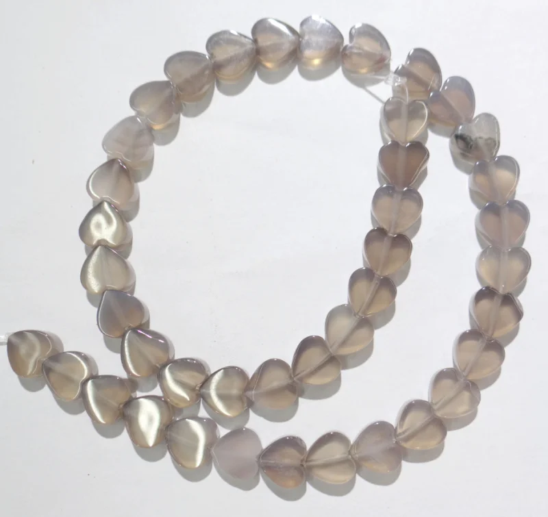 10x10 мм натуральный камень кварц Кристалл Агаты Flat ISES плоские бусины в форме сердца для DIY для изготовления украшений ожерелья подвеска 40 шт прядь - Цвет: NO.22