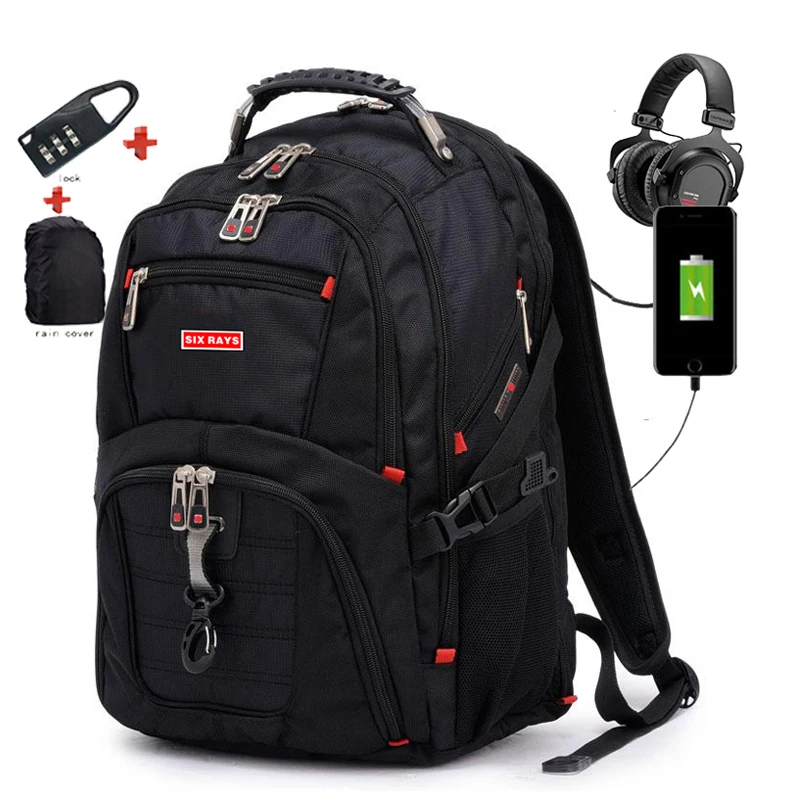 

Swiss Men's Backpack 15.6 inch Computer Notebook Children School Bags Unisex Large Capacity bagpack waterproof kids schoolbag