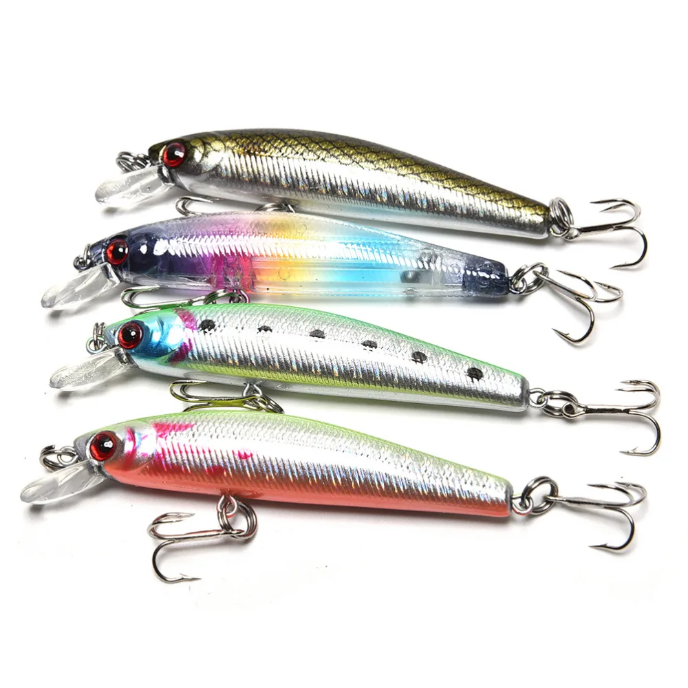 1 PC Artificial Lures 3D Fish Eye Swim Bait Crank Bait Fake Baits 1 Pc Hard Plastic Minow Fishing Lure