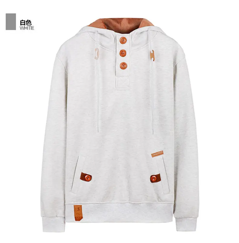 5Colors Men Sweatshirts Pullover Autumn Spring Hooded Tops Casual Male Hoodies Men Streetwear Muls Brand Jumpers M-3XL 2019 New 14