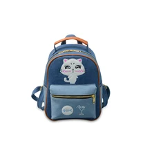 4171P eric women canvas backpack preppy style school Lady girl student school laptop bag