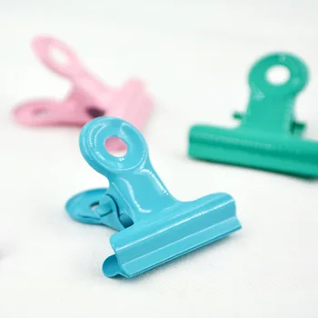 

15pcs ritten Macarons Color Creative Long Tail Folder 30mm Flat Folder Sub notes Pocket Stationery Custom