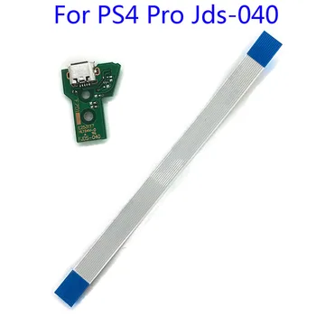 

New Version USB Charging Board Replacement For Playstation 4 PS4 Pro controller JDS040 Charging Board 12Pin Flex Ribbon Cable