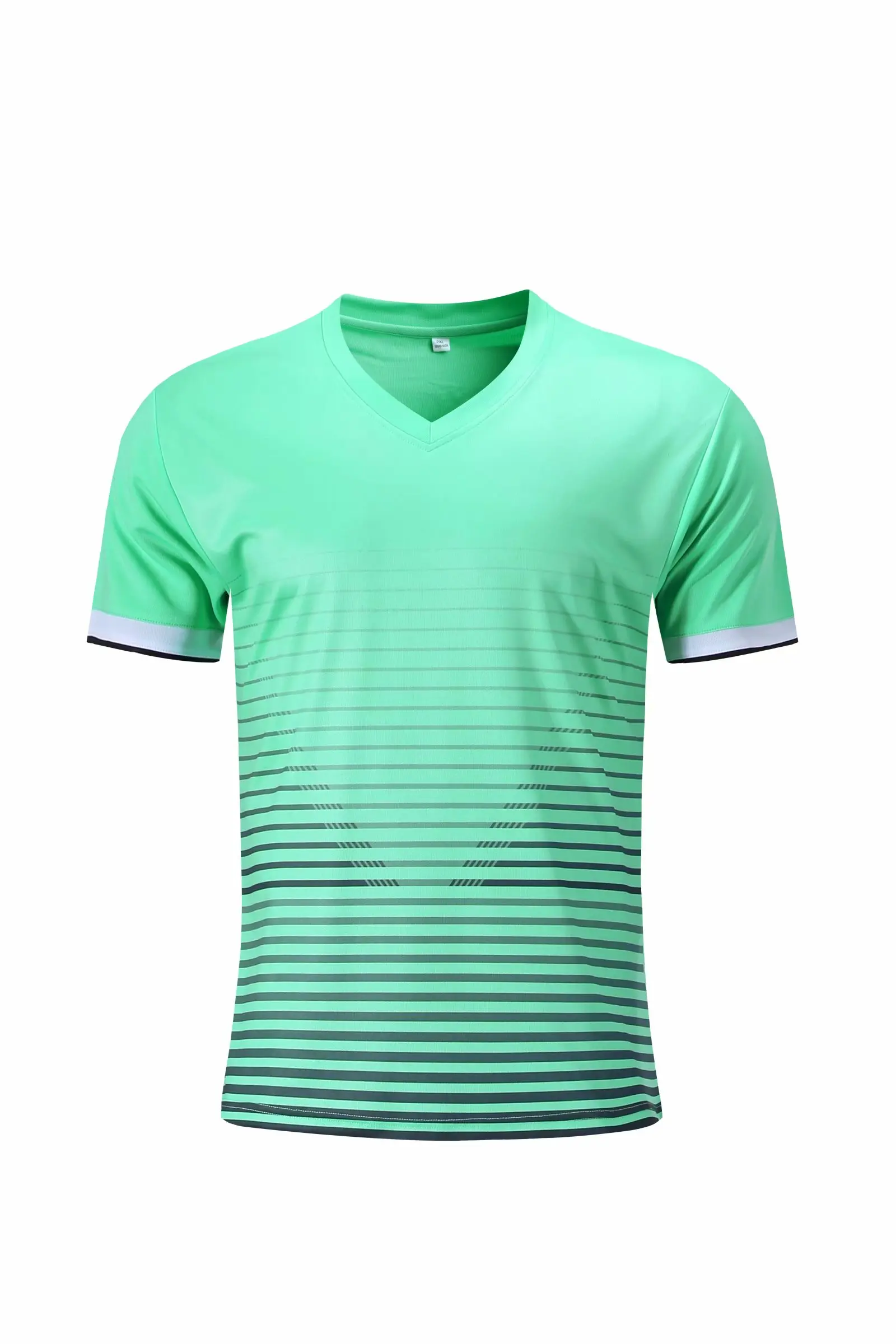 Спортивная рубашка для мужчин и женщин, футболки для фитнеса, бега, быстросохнущая футболка, уличная спортивная одежда для тренировок, футбола, Джерси, спортивная одежда для бега - Цвет: 8053 green