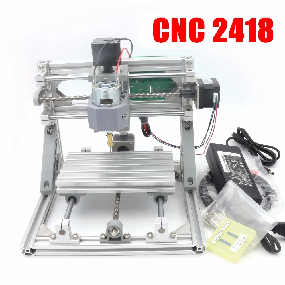 CNC 2418 GRBL управления ремесленный станок с ЧПУ рабочая зона 24x18x4 0 см 3 оси Pcb ПВХ