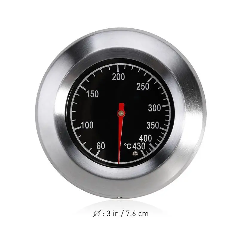 LUOEM BESTOMZ 7,6 см Открытый Нержавеющая сталь термометр для печи барбекю датчик температуры овальной формы барбекю контроллер термометра открытый