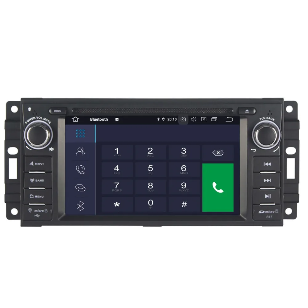 COIKA 6," Android 9,0 Автомобильный DVD Радио для Jeep Commander компас Grand Cherokee Dodge gps навигационная система, стереомагнитола SWC WiFi БД DVR Phonelink