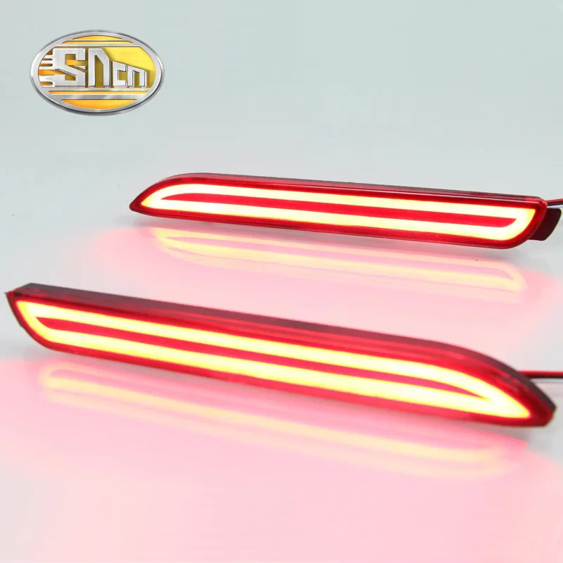 

2PCS For Toyota Vellfire 2005 - 2014 SNCN Multi-functions Car LED Rear Fog Lamp Bumper Light Auto Bulb Brake Light Reflector