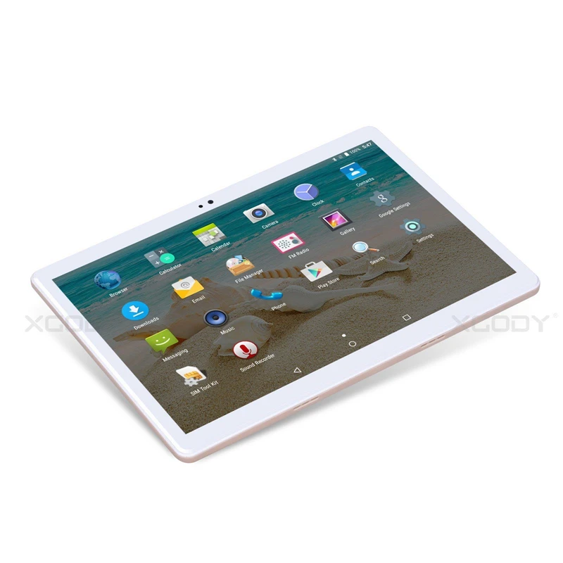 XGODY TB01 3G Phone Call Tablet PC 10.1 Inch 1280x800 1GB 16GB MTK6580 Quad Core Android 6.0 Tablets OTG WiFi 5MP Camera Phablet
