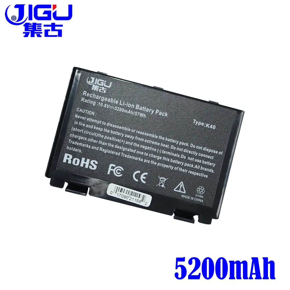 JIGU K50in Аккумулятор для ноутбука ASUS A32-F52 A32-F82 L0690L6 L0A2016 F82 K40 K50 K51 K60 K61 K70 P81 X5A X5E X8A K50IJ K50ab K50ij