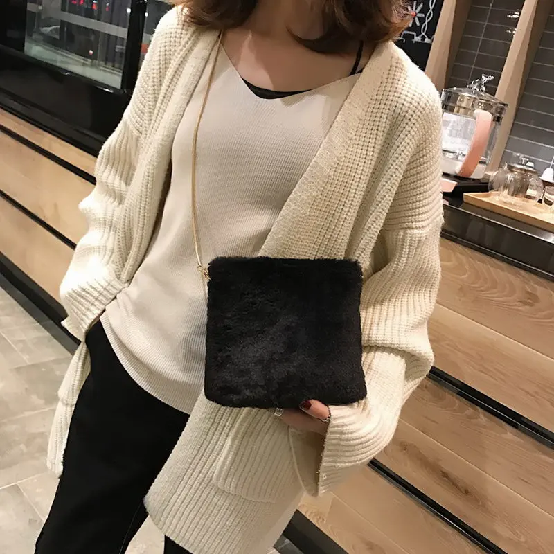 Janespri NEW Women Bags Velour Chain Flap Shoulder Bags for Women Female Messenger Bag Girls Crossbody Bag Handbags Sac A MainIMG_9399 (16)