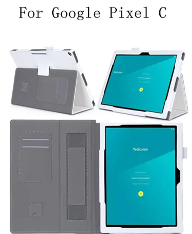 

2016 new solid Stand Tablet Case cover 10.2 inch for Google Pixel C Tablet Cover Case with card slot 5 colors