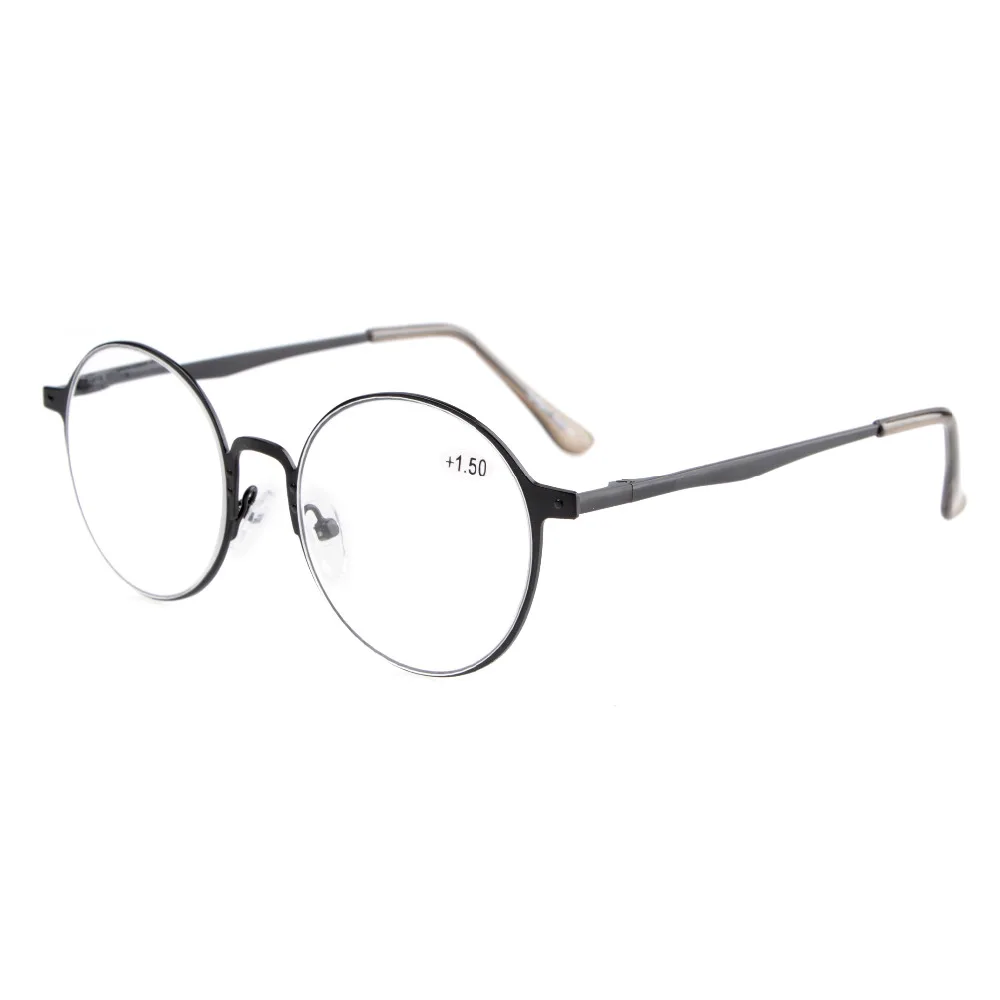 

R15044 Eyekepper Readers Quality Spring Hings Retro Round Reading glasses +0.0/0.5/0.75/1/1.25/1.5/1.75/2/2.25/2.5/2.75/3/3.5/4