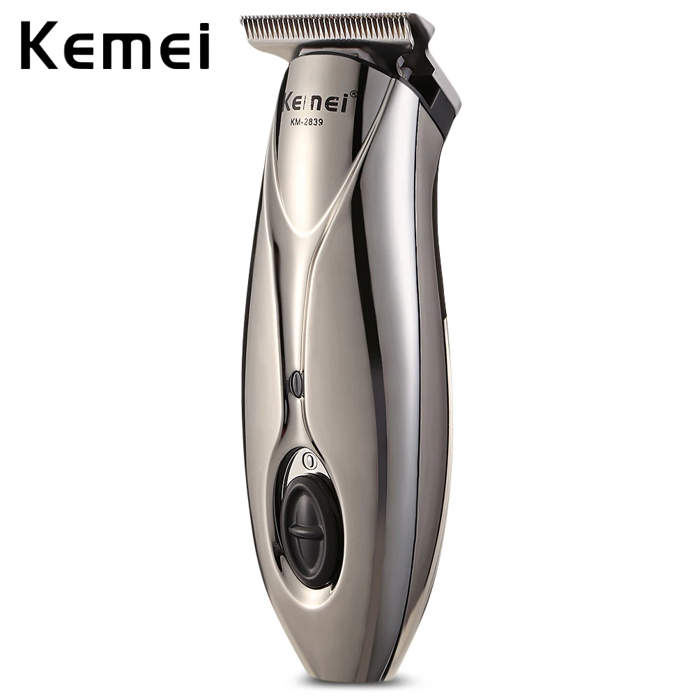 

Kemei KM - 2839 Professional Mini Rechargeable Plug Electric Hair Clipper Mute Trimmer Intelligent Mute Trimmer Hair Cutter Z35
