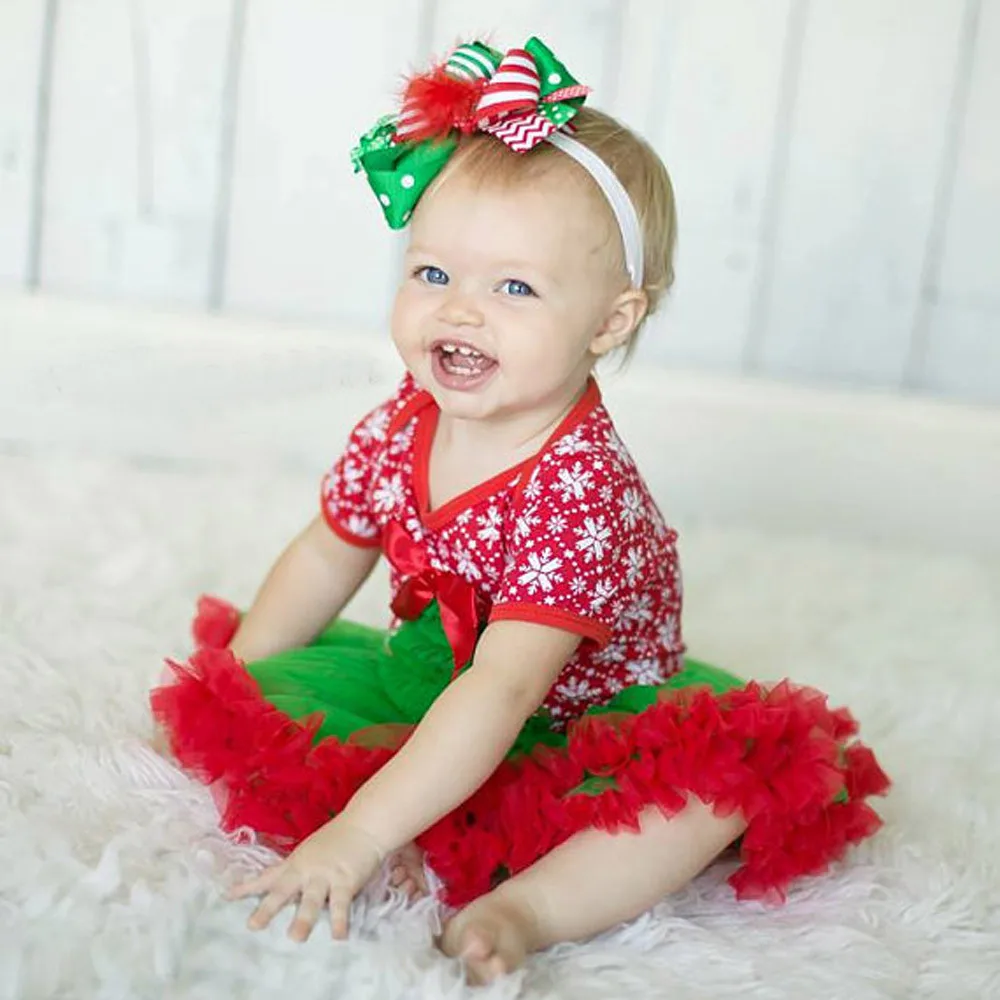 Christmas Dress For Baby Girls Kids Boy Vestidos Christmas Trees ...