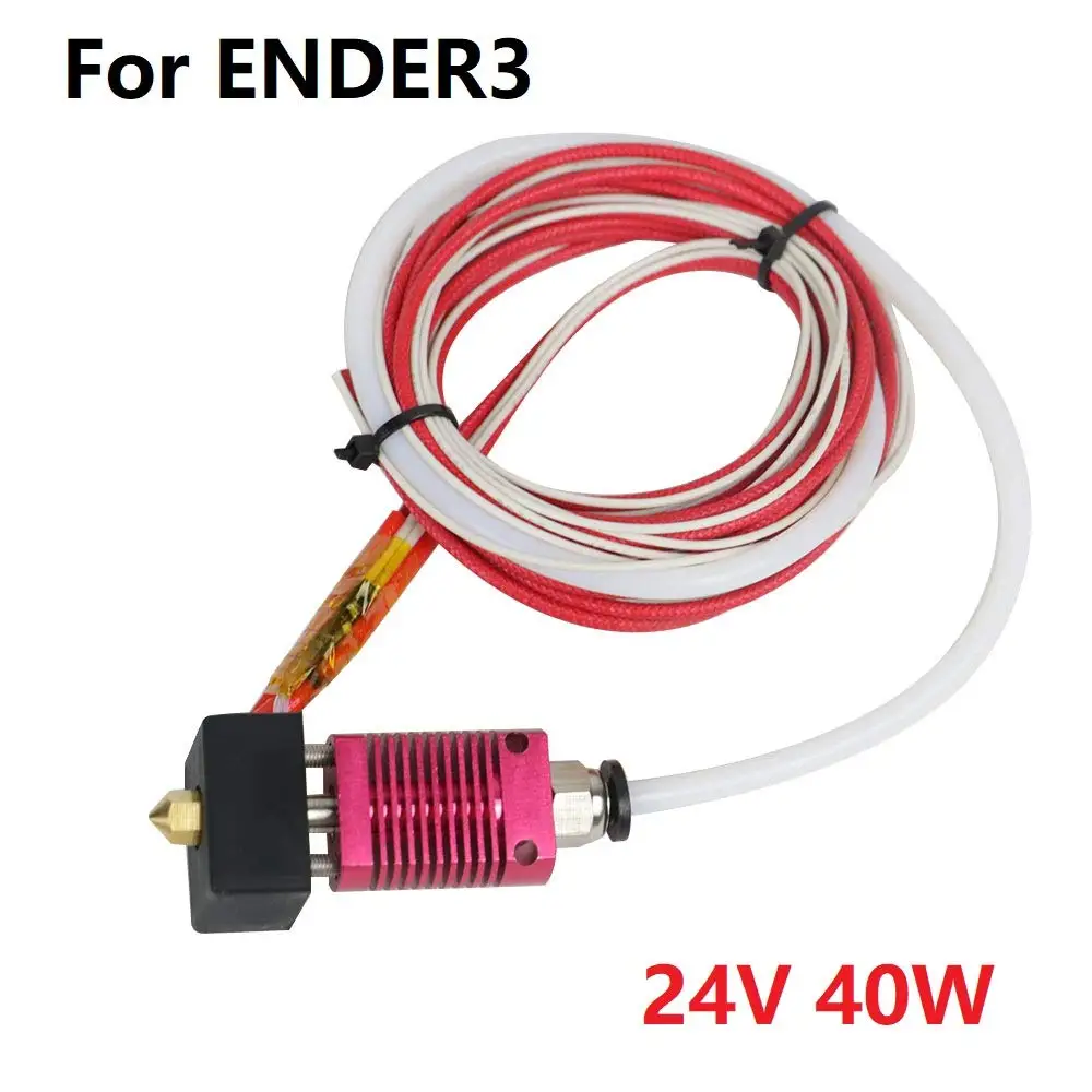 

1.75mm 0.4mm nozzles Assembled Aluminum Extruder Hot End kit For Creality 3D Printer CR-10 cr10 parts