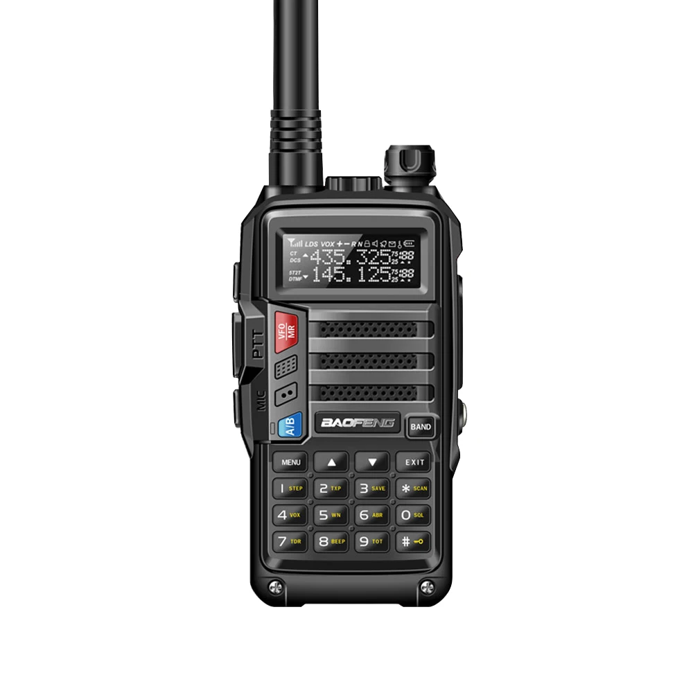 

1PCS BAOFENG UV-10R Walkie Talkie Two-way Radio Transceiver 5W Long Range VHF 136-174 MHz UHF 400-520MHz 128 Memory Channels