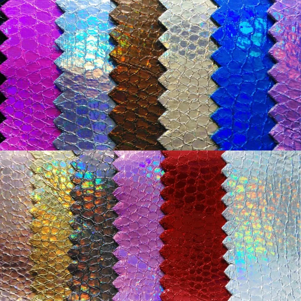 Symphony Embossed Snake PU Leather Fabric, Faux Leather Fabric