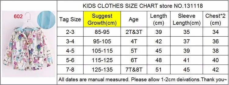 Casual com Capuz Outerwear para Meninas Pintados à Mão Novo Primavera Verão Meninas Jaquetas Moda Crianças Roupas Protetor Solar 2-8 t & 6 Cheap Jaquetas e casacos