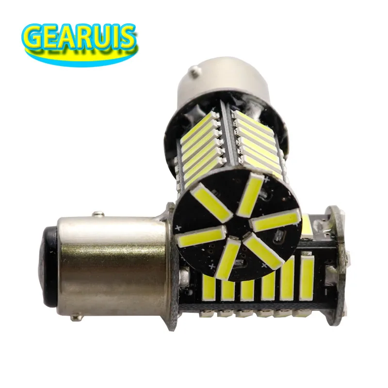 30 шт. S25 1157 BAY15D P21/5 Вт 36 SMD 7020 светодиодный 1156 BA15S BAU15S автомобильный резервный