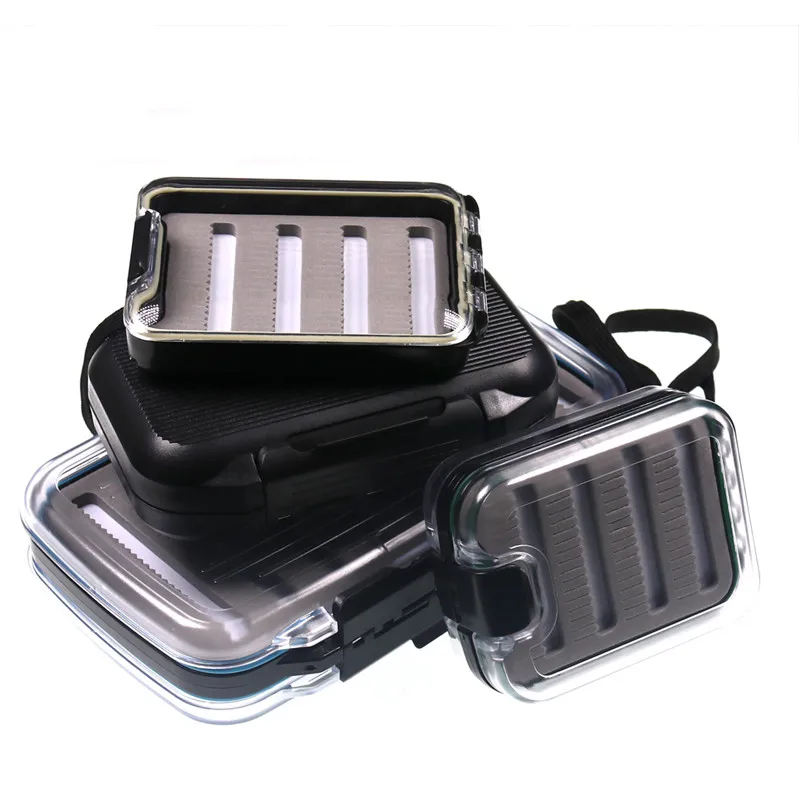 

2PCS Fly Pocket Waterproof Case Fishing Fly Box for Nymph Dry Wet Trout Fly Fishing