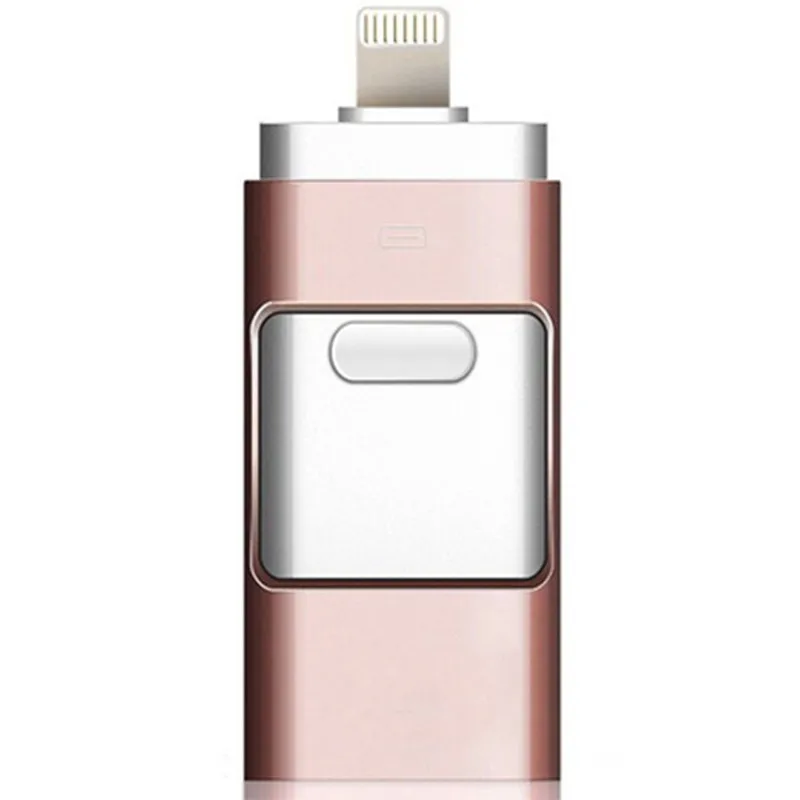 USB Flash Drives for iPhone 128GB [ 3-in-1 ] Lightning OTG Jump Drive, USB Flash Memory Stick for iPhone, iPad, iOS, Android, PC