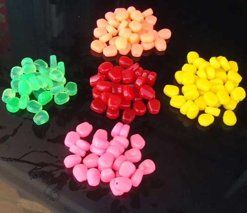 

100pcs Pop Up Fishing Lures Artificial Bait PVC Corn Sweetcorn Lures Carp Coarse Soft Floating Baits All Fishing Position Bionic