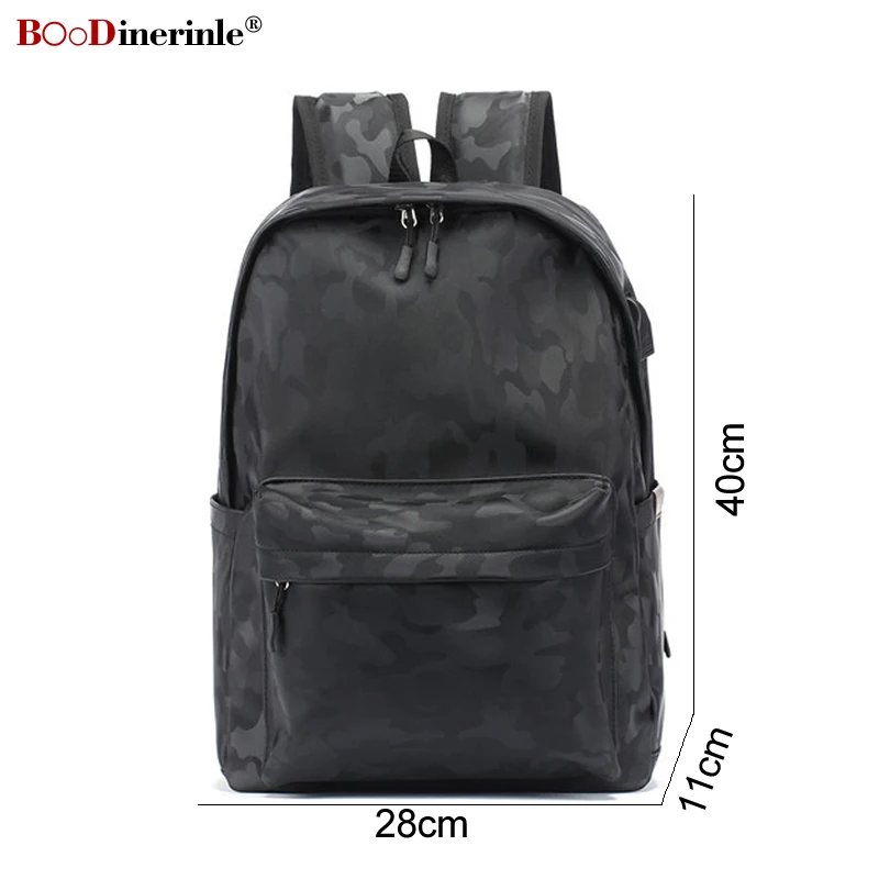 

BOoDinerinle Large Capacity Black Camouflage Men's Backpack Backpack Men Travel Laptop Backpack Casual School Bag For Girls Boys