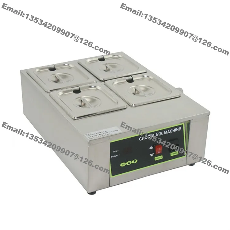 

8kg Commercial Use 110v 220v Electric Digital Chocolate Melter Warmer Boiler Temperer with 4 Melting Pot