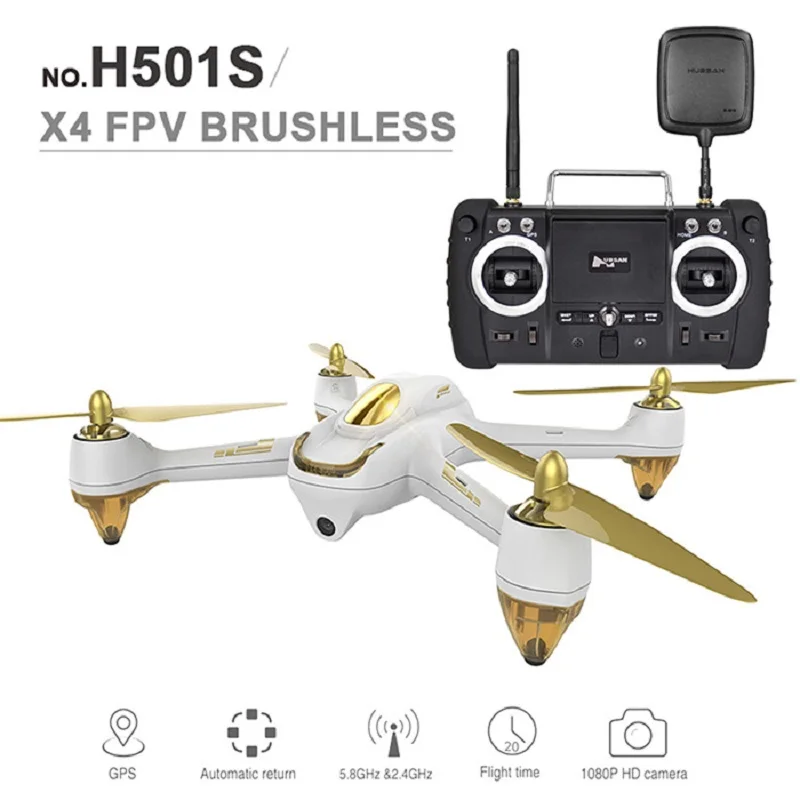 

Good quality 5.8G FPV Brushless With 1080P HD Camera GPS RTF Follow Me Mode Quadcopter Helicopter RC Drone