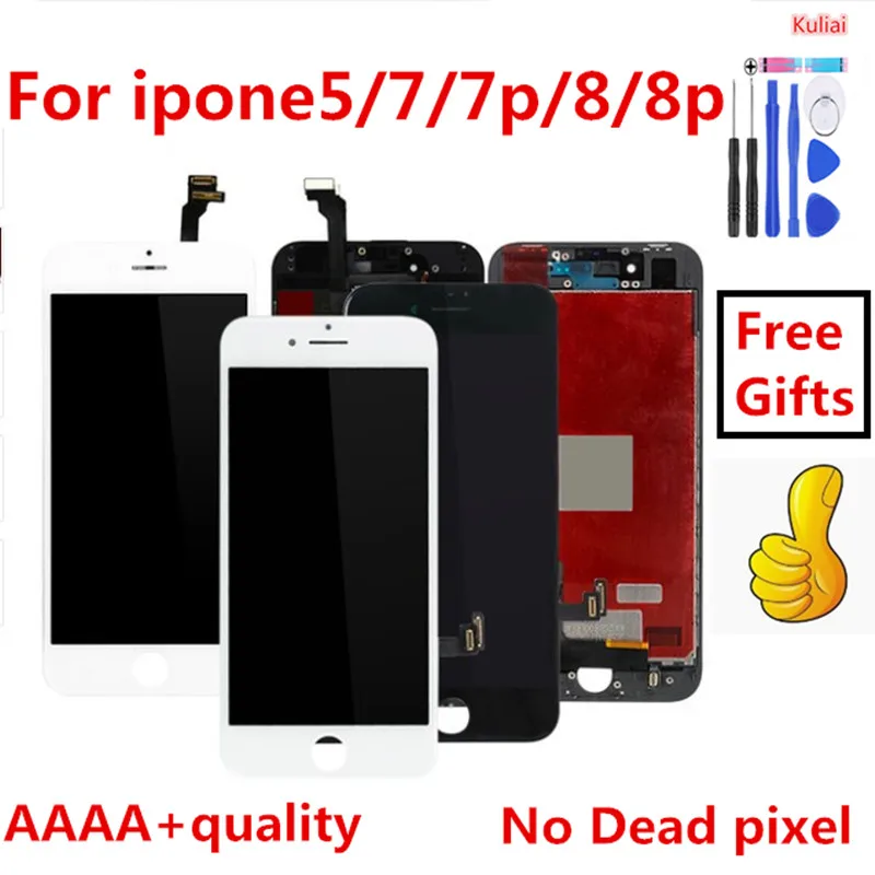 

Perfect 3D Touch Grade AAAA For iPhone 7 LCD Screen Diaplay LCD Touch Pantalla 100% No Dead Pixel For iPhone7 plus 8G 8 P LCD