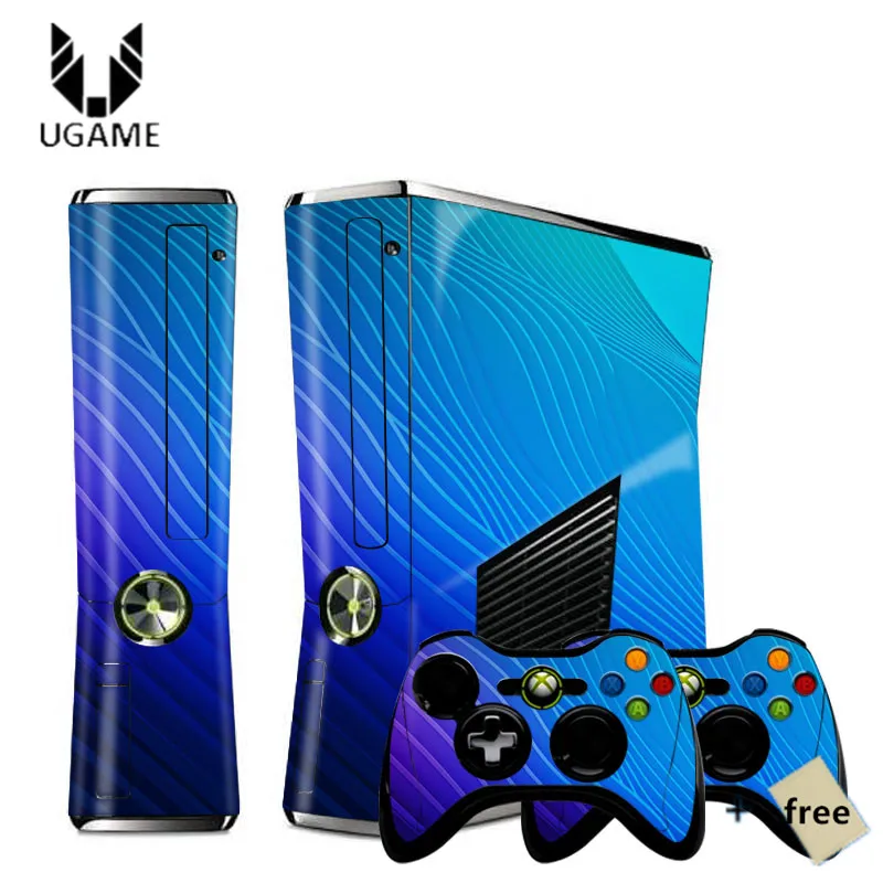 Для xbox 360 Slim много дизайн Горячая красочная звезда шаблон наклейка s Наклейка на консоль для xbox 360 контроллер кожи наклейка высокое качество - Цвет: 4