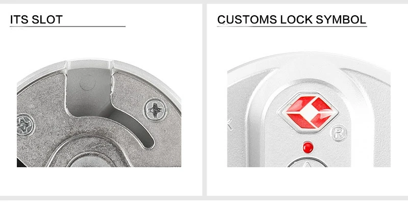 TSA Resettable Round 3 Digit Combination Lock Travel Luggage Suitcase Code Padlock 2