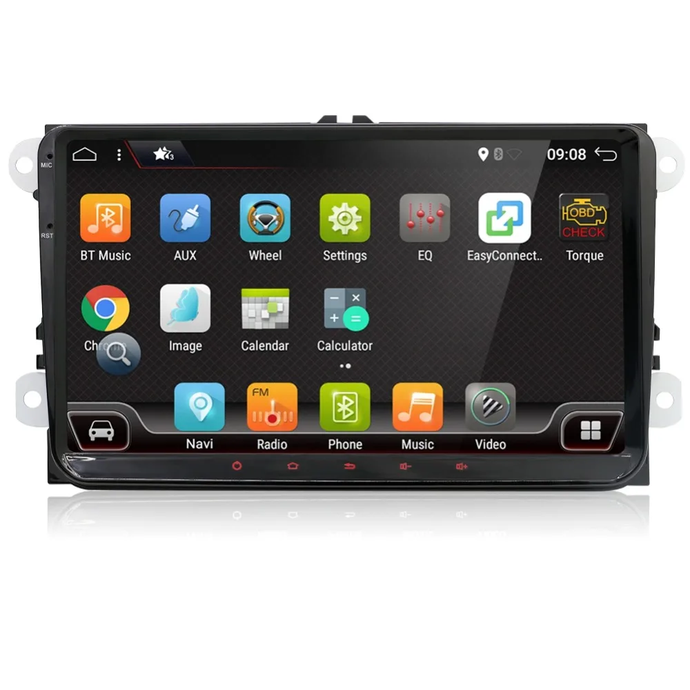 Автомобильный dvd плеер Bosion HD 2 din android для Volkswagen passat b5 b6 golf 4 5 tiguan polo skoda octavia rapid Радио