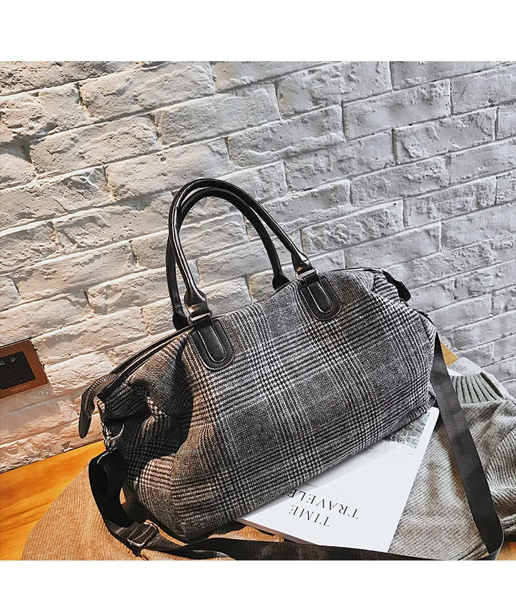 capacidade bolsas bagagem duffle saco casual listras sacos de ombro