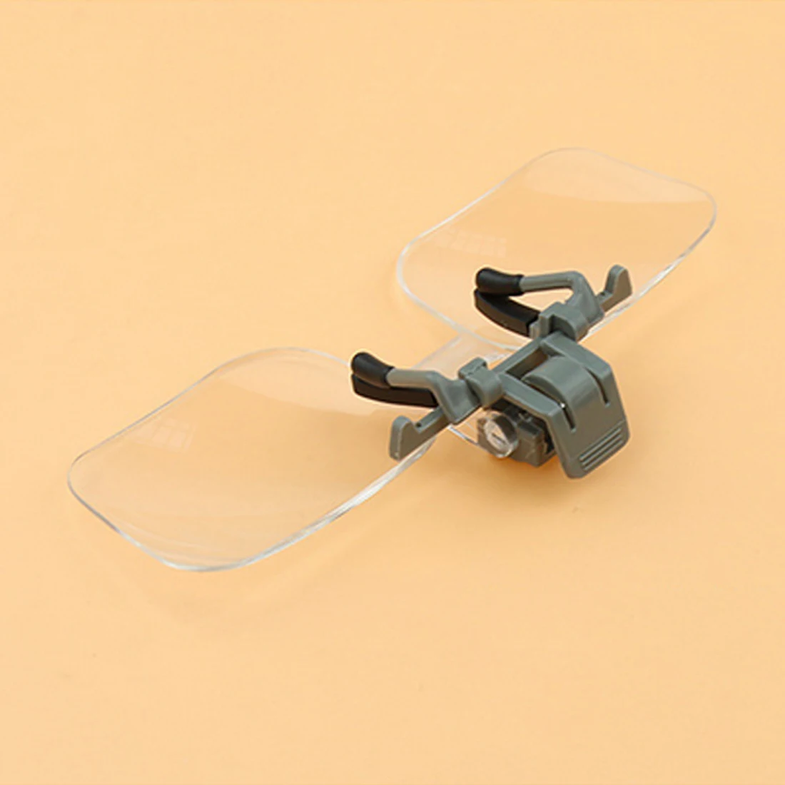 Складная лупа Handfree клип на прозрачное увеличительное стекло HD объектив Точные очки ювелирные изделия Оценка часы ремонт инструмент