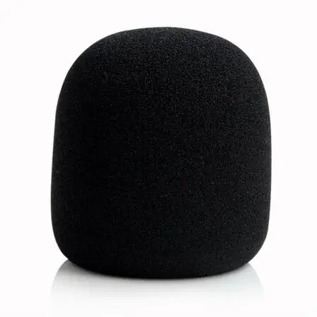 

Free Shipping 3pcs/Lot Extra Super Large Black Windshield Cover Handheld Microphone Sponge Foam For Recording Mic KTV Karaoke