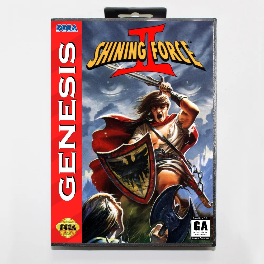 

Shining Force 2 16 Bit MD Game Card Include Retail Box For Sega Genesis & Mega Drive