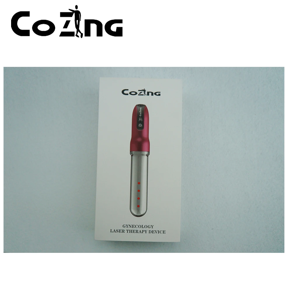 

COZING High-tech 650nm RED and BLUE light Therapy equipment for TIGHTENING THE VIRGINAL add Vibration Function Sterilization